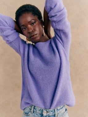 Sezane Gaspard Violet Pastel NWT